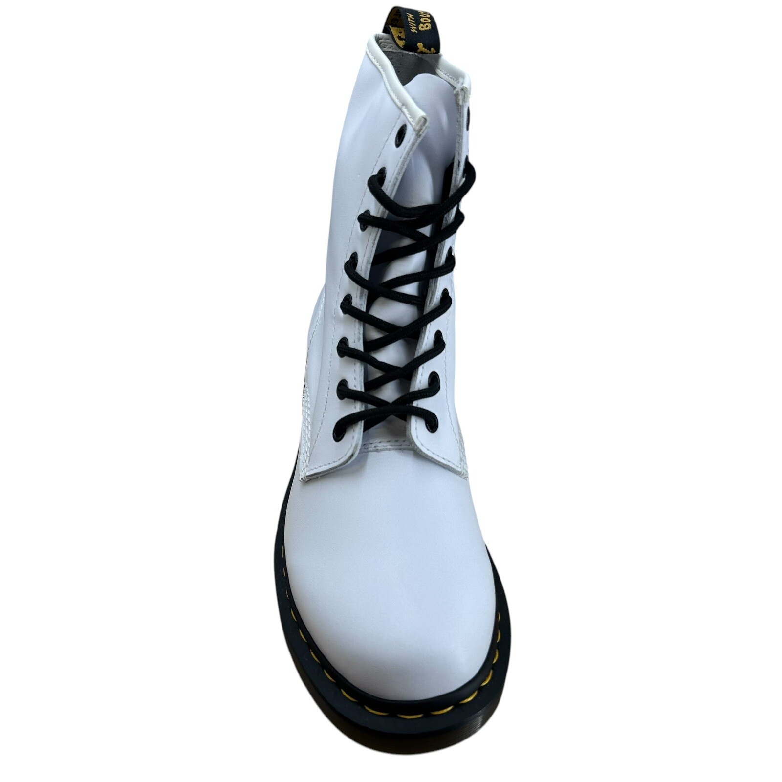 Dr Marten 1460 Smooth Leather Lace Up Boots Women’s Size 11 White NWB Combat