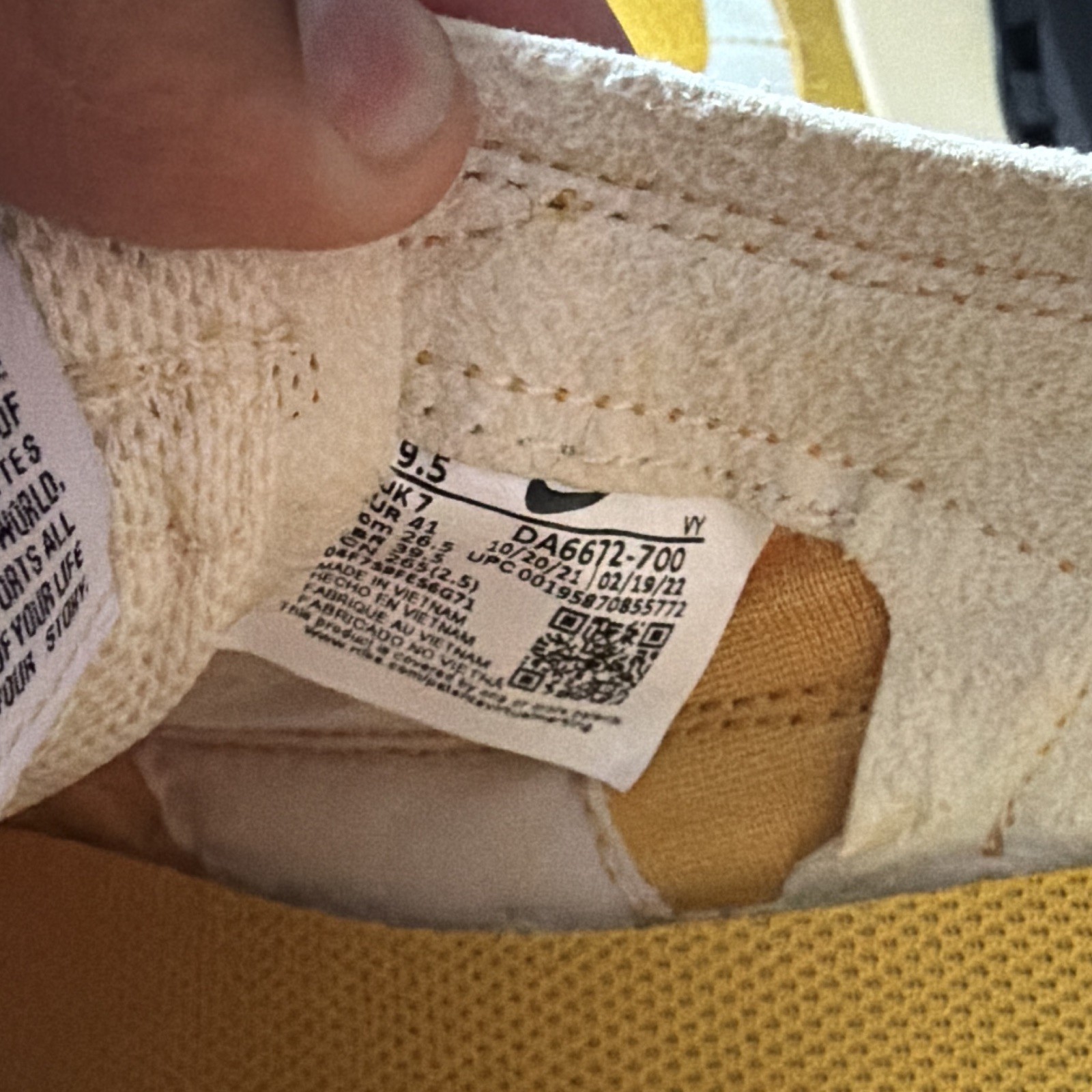 Nike Tom Sachs General Purpose Shoe Dark Sulfur DA6672-700 Sz 9.5W 8M