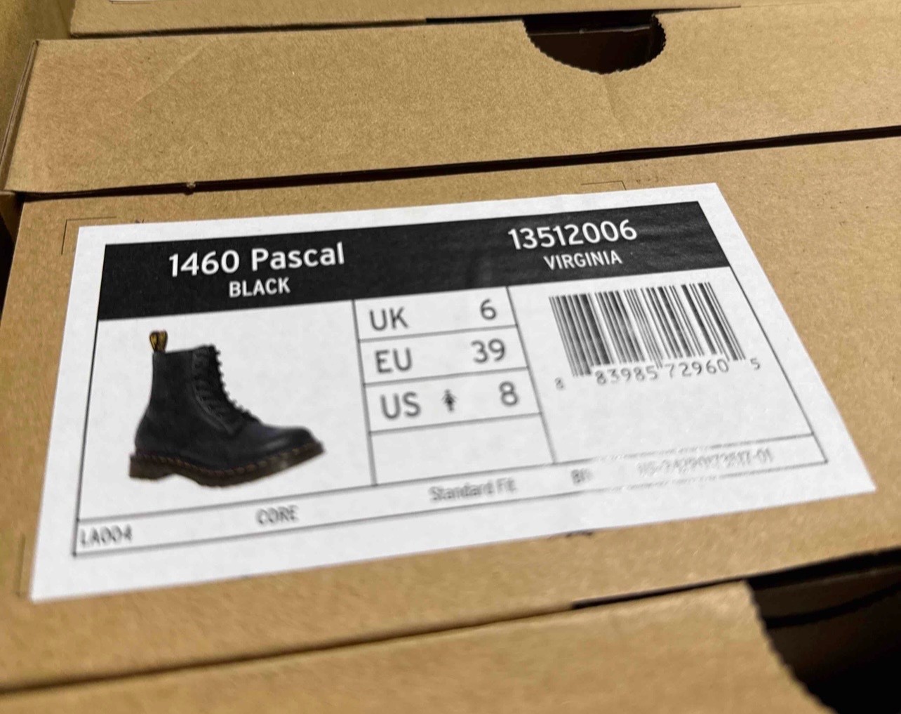 Size 8 New Dr. Martens Women’s 1460 Pascal Virginia Leather