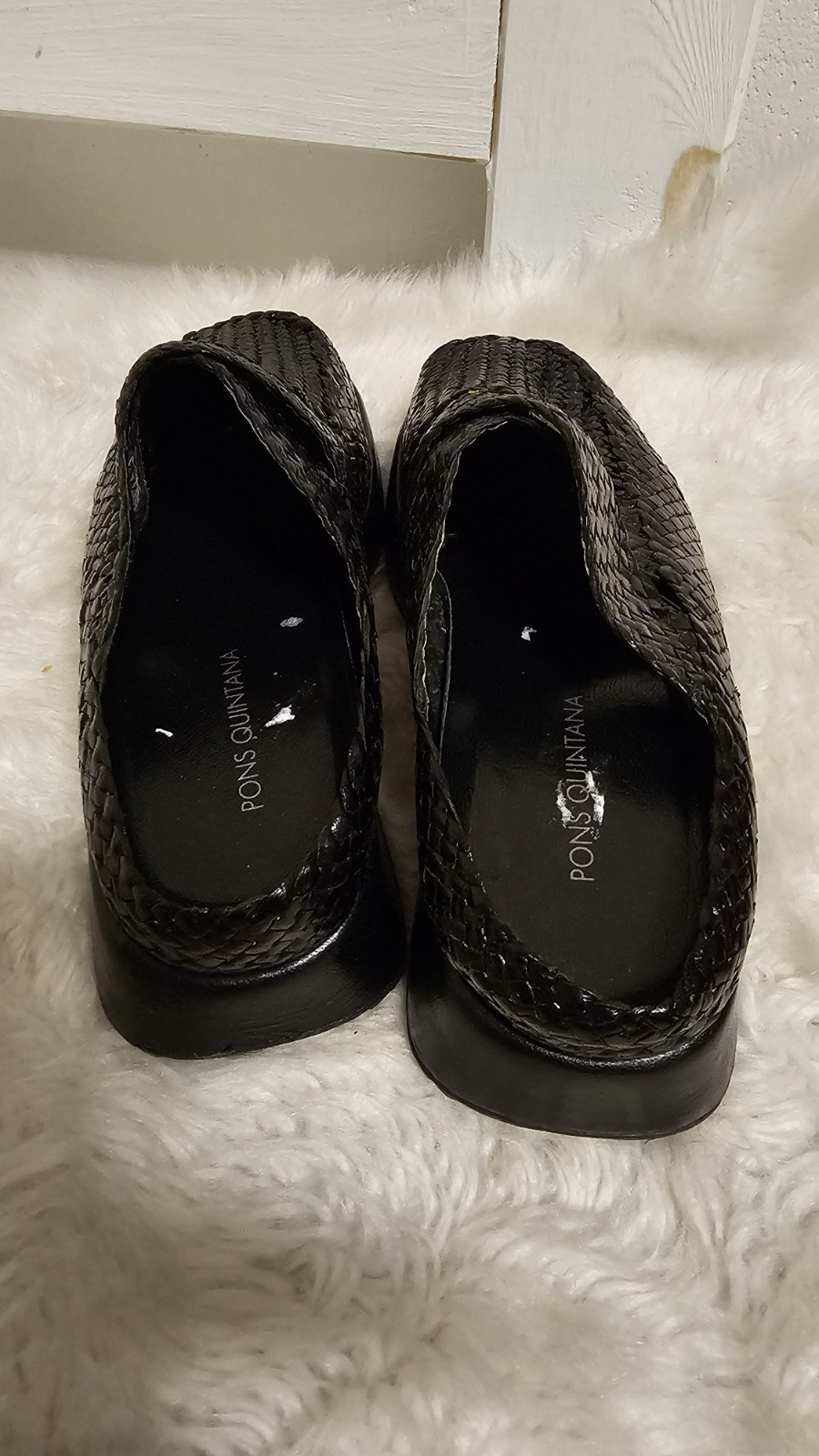 Pons Quintana Sabot size 37 genuine leather sandals Nero handmade new unworn