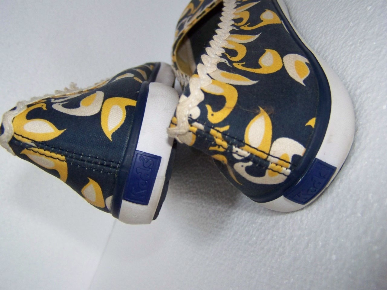 KEDS ELEANOR LOW FLAT SLIP ONS WOMEN’S SHOES BLUE YELLOW DUCK SIZE 6M NEW CUTE