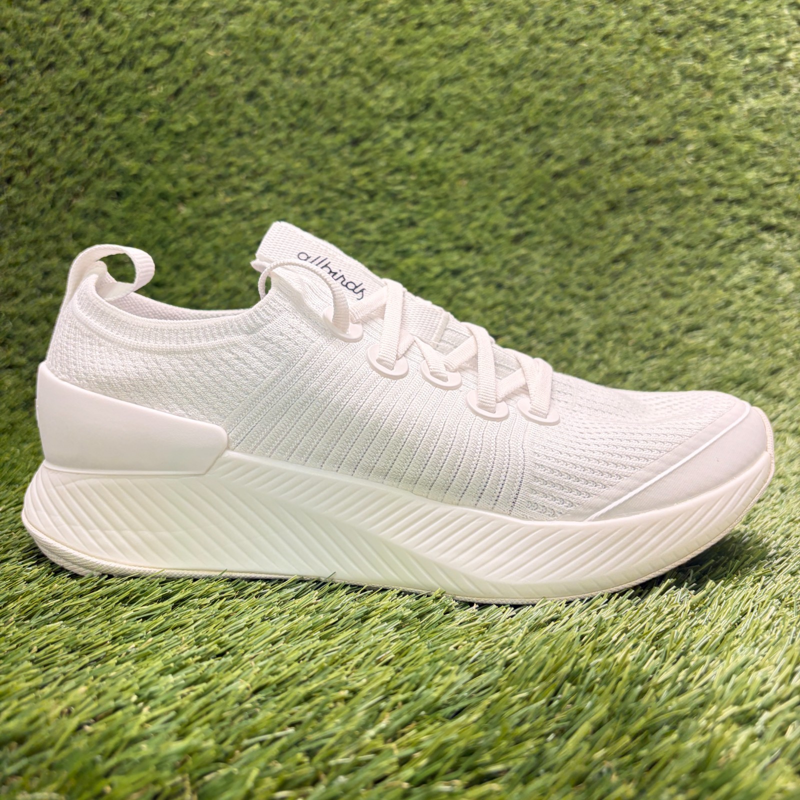 Allbirds Tree Glider Womens Size 9 White Athletic Running Knit Shoes Sneakers