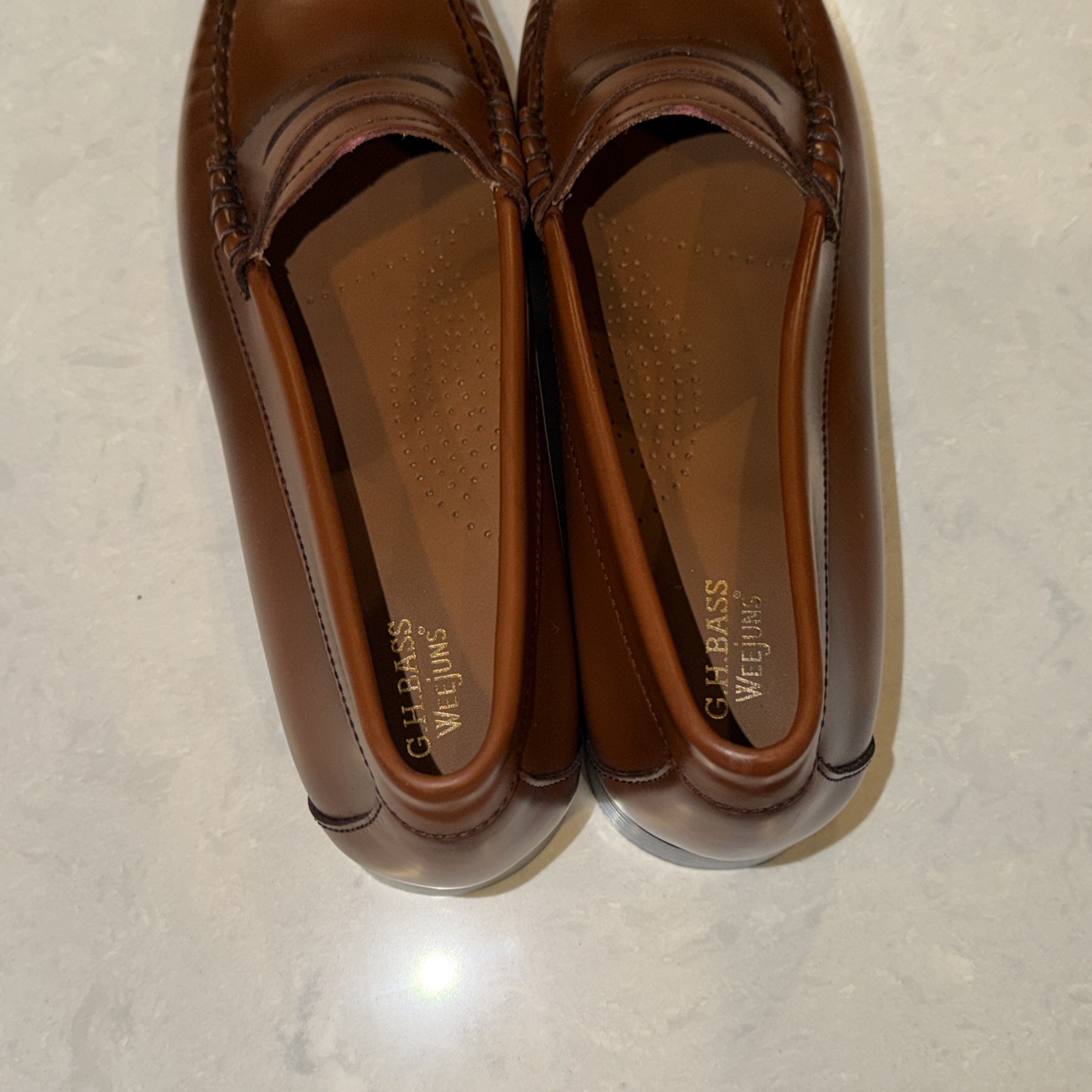G.H. Bass Weejuns Whitney Penny Loafers Brown Mahogany Size 11M New No Box