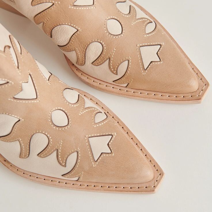 Bespoke Handmade Two Tone Premium Quality Leather zipper Ankle Women Boots