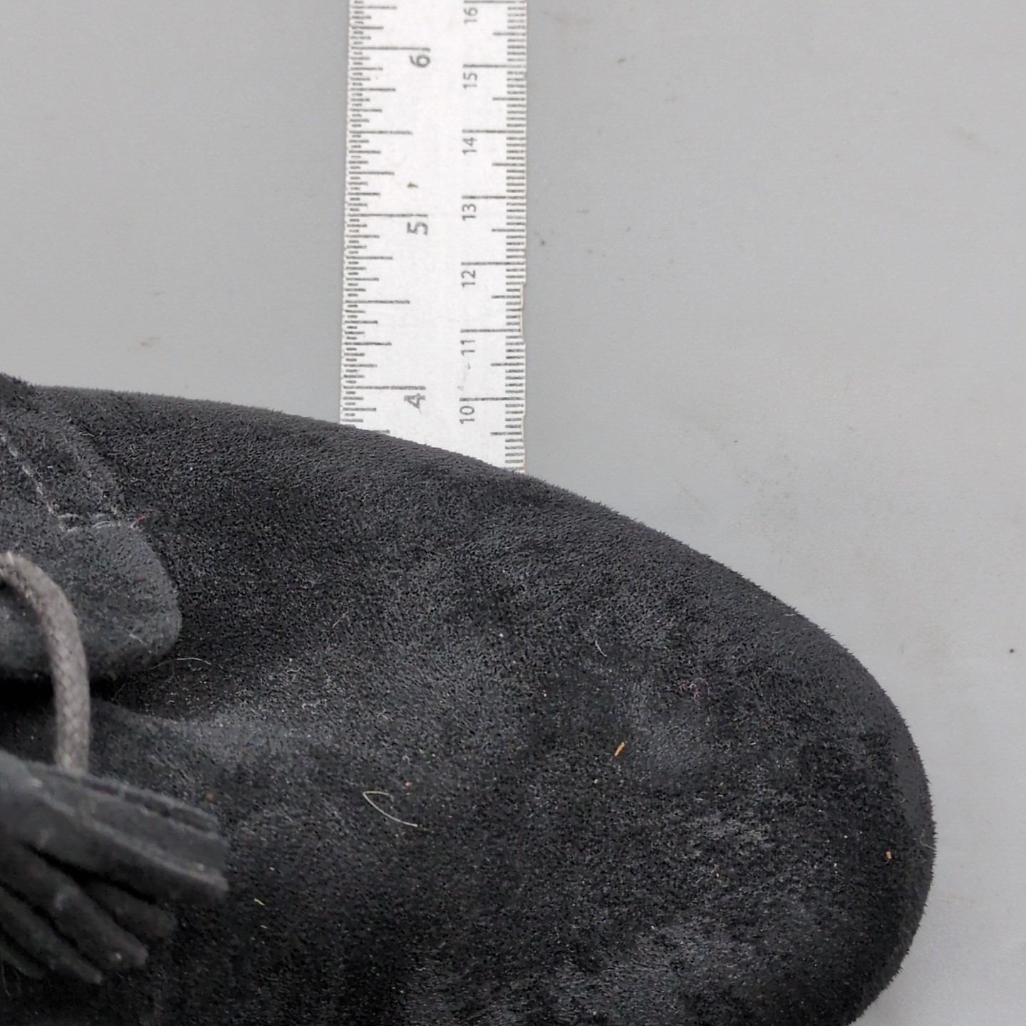 Dr. Scholl’s Boots Womens Dakota Black 9.5 Suede Ankle Shoes Wedge Memory Foam