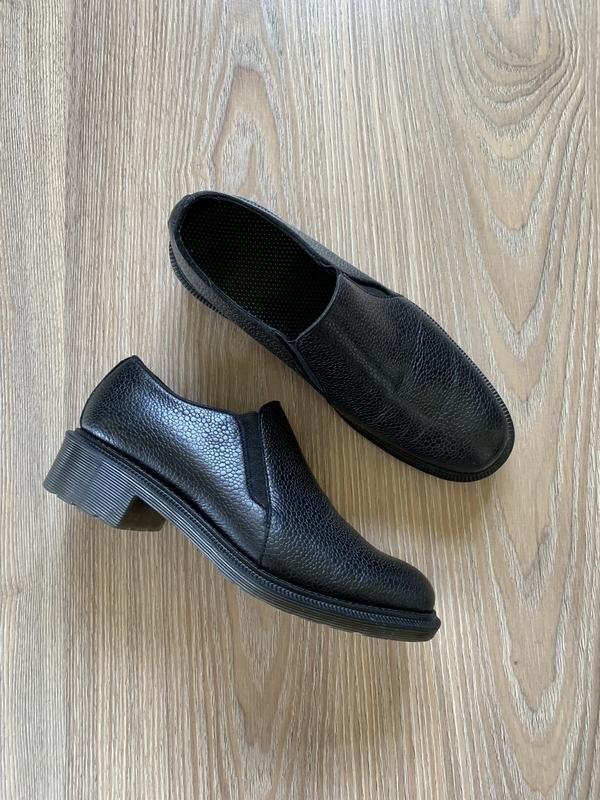 Women Dr Martens Boots Black Leather 38.5 #3KT2