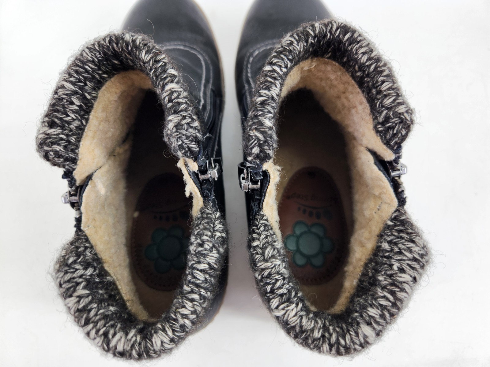 Spring Step Women’s 8/39 Cleora Women Sherpa Lined Zip Ankle Booties Winter New