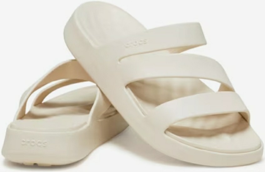 CROCS Getaway Strappy Women Sandals #209587-001/160 Stucco Size 10 NWTs