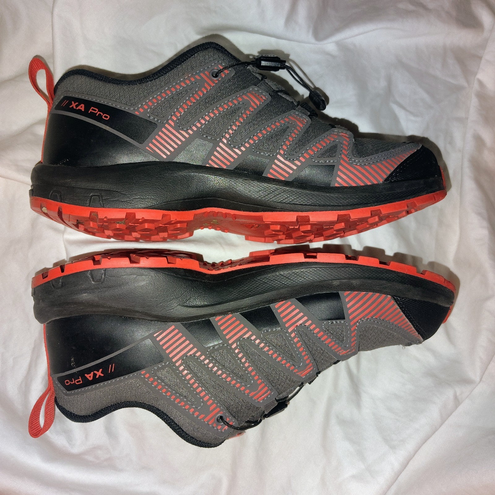 Salomon XA Pro CS Women’s Size 6.5 Waterproof Trail Running Shoes Gray Orange