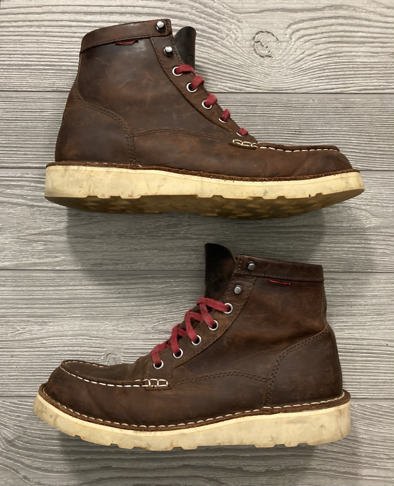 Danner Bull Run Moc Toe 6” Boots Womens Size 8 M