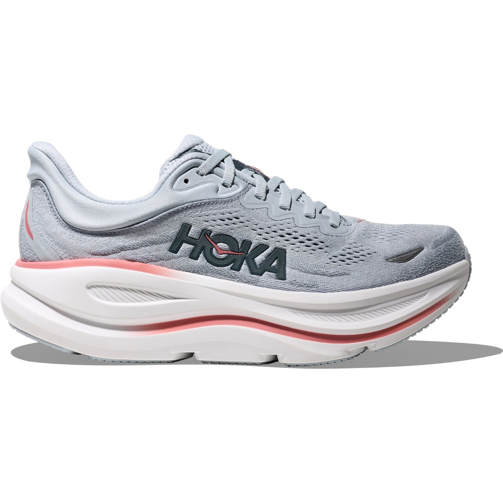 HOKA Bondi 9 Road-Running Shoes – Women’s-Mineral Blue/Washed Blue