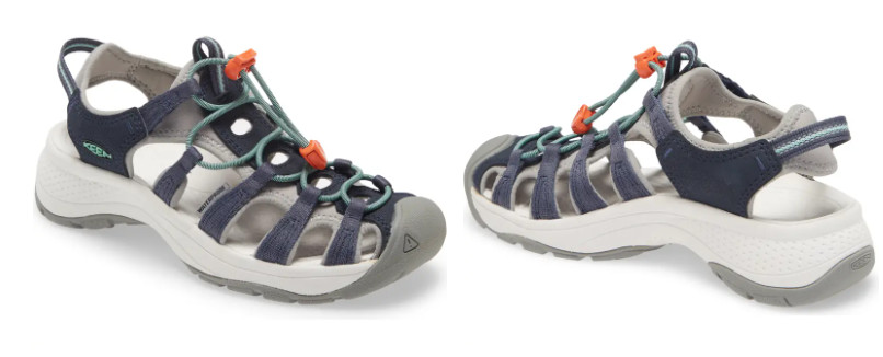 Keen Astoria West Navy Beveled Glass Waterfront Sandal Women’s sizes 5-12/NEW!!!