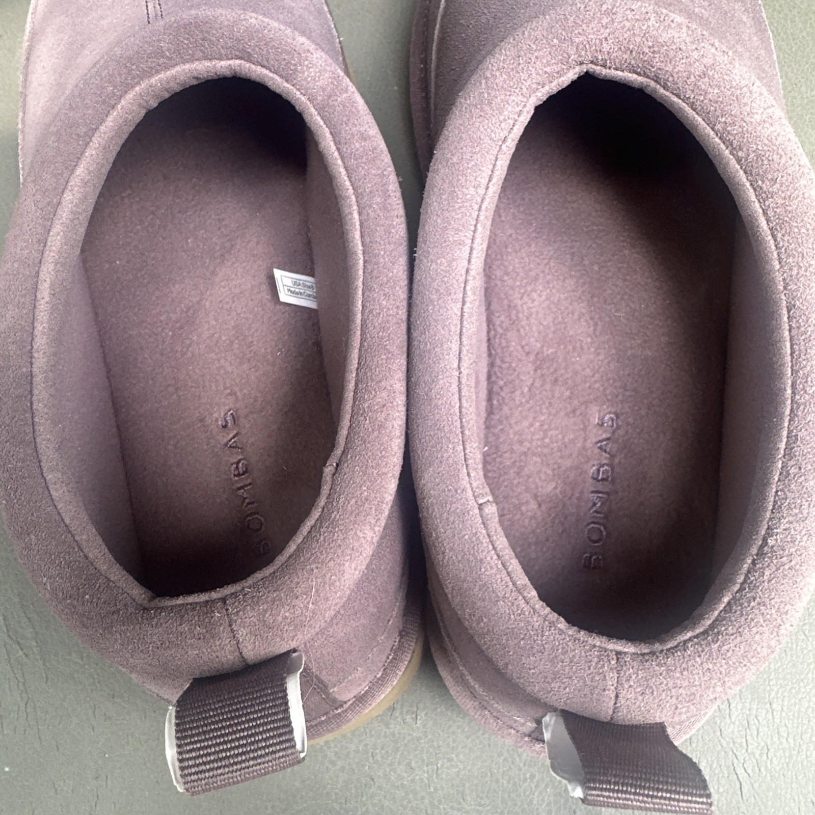 Bombas Women’s Saturday Suede Slip On Slipper Dusty Purple /mauve Size 8