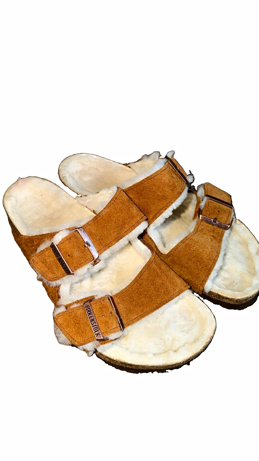 Birkenstock Arizona Shearling Suede Sandals Mink Brown Women’s EU 40 US 9 N
