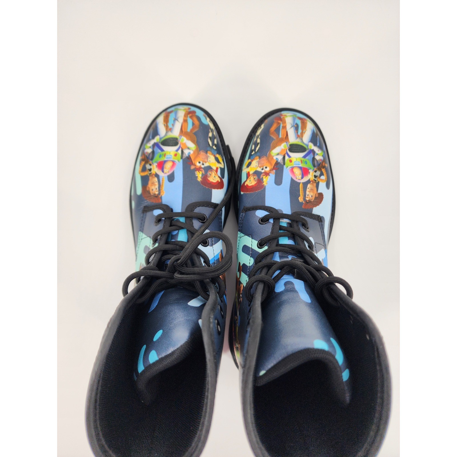 Disney Pixar Toy Story Combat Boots Navy Blue Buzz Woody Jessie Kids Youth 4