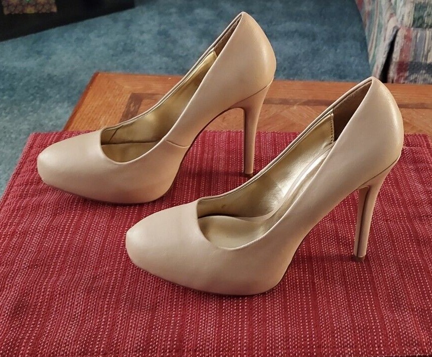 Madden Girl Hollisss 7.5 High Heels, PU Upper, PU Lining/Sock, Manmade Outsole