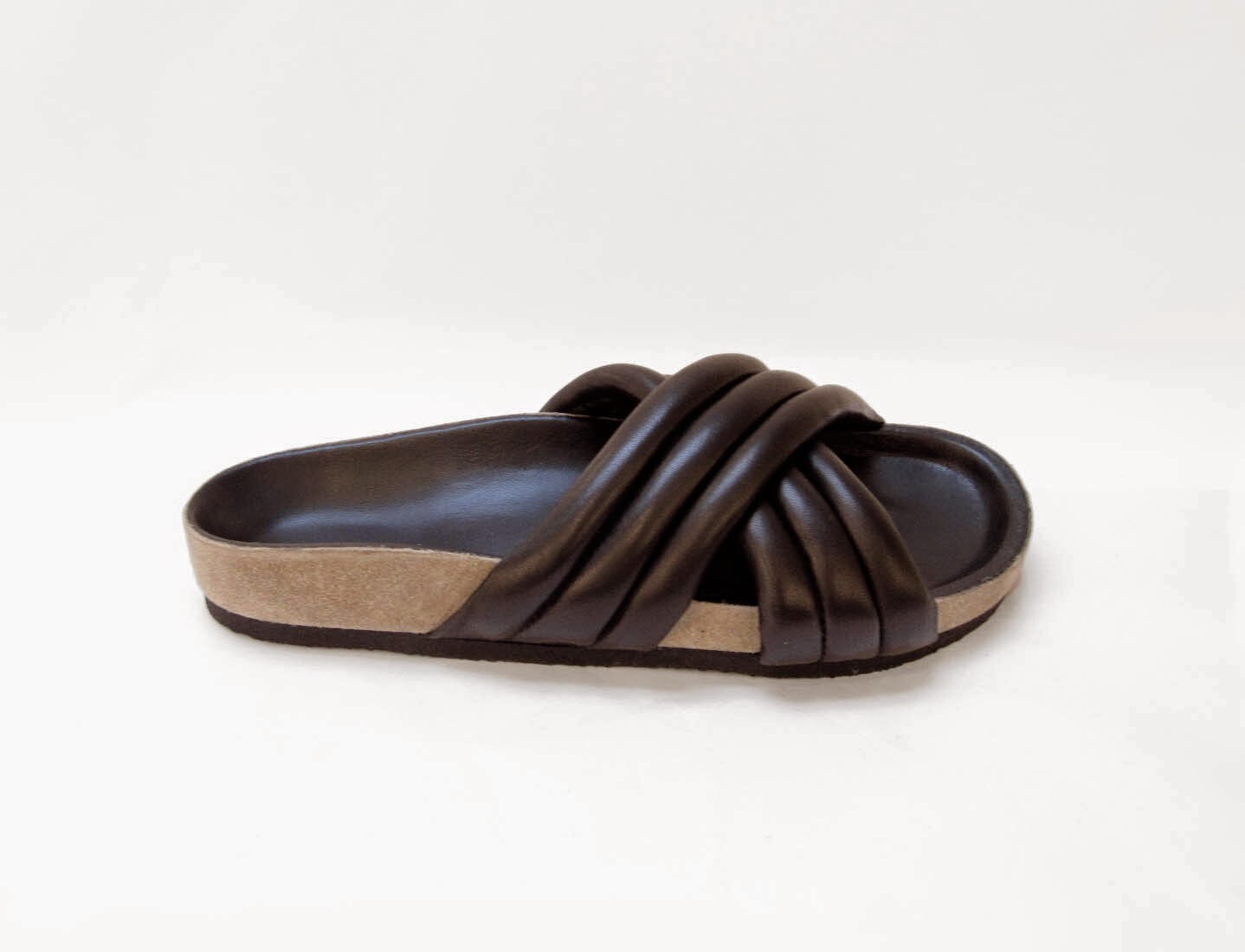 ISABEL MARANT ETOILE Holden Slides Comfortable Leather Japanese Inspired US 38 8