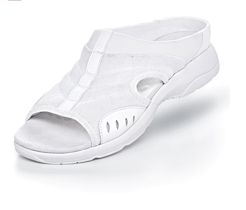 Size 6.5 W Easy Spirit Purple Comfort Breathable Flexible Traciee Slip On Sandal