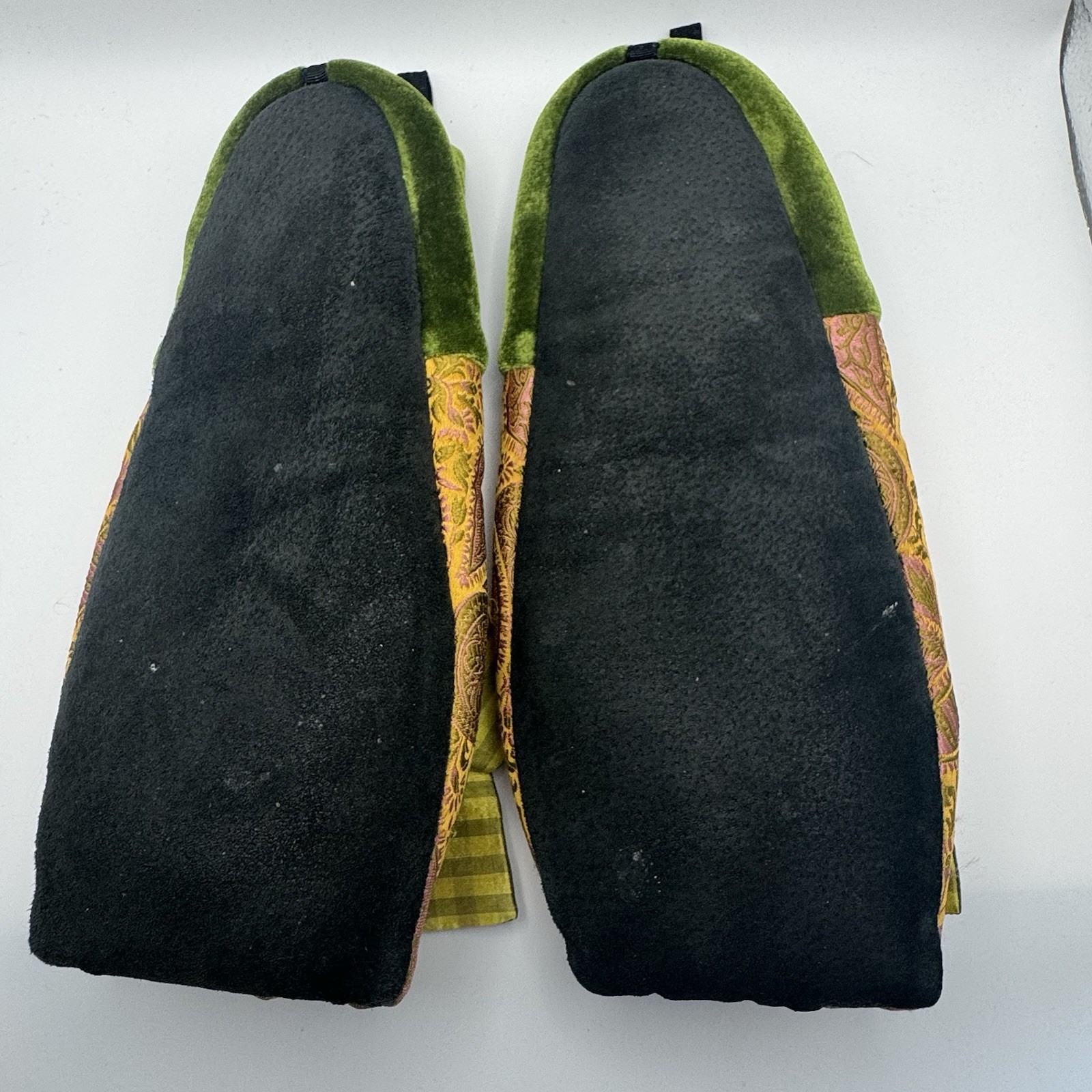 Goody Goody Bon Bon Floral Brocade Slippers WL Velvet Rose Renaissance Festival