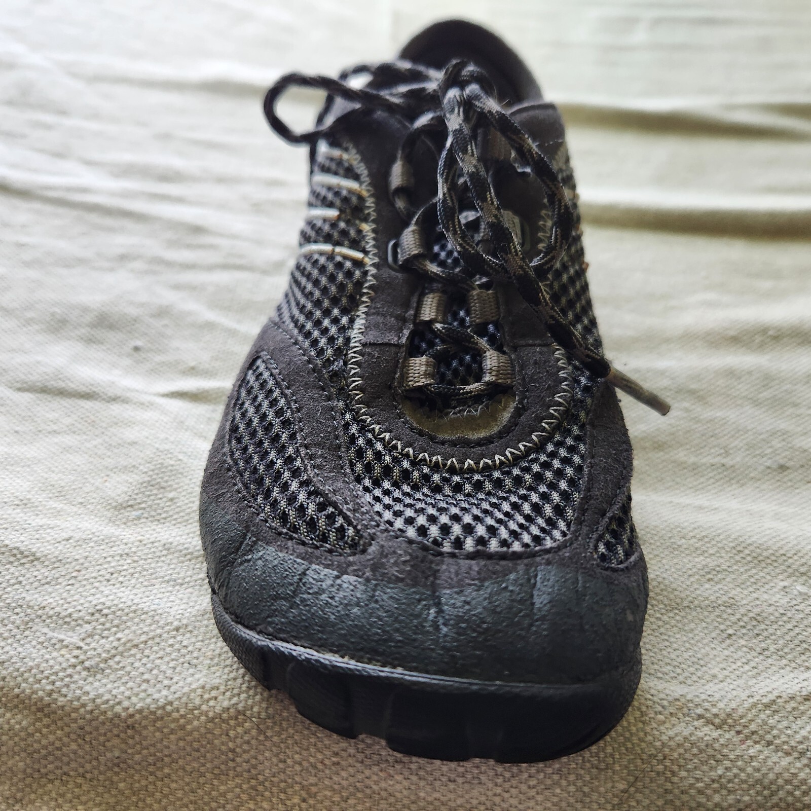 Merrell Pace Glove Barefoot Zero Drop Vibram Shoe Womens US 6 UK 3.5 EU 36 Black