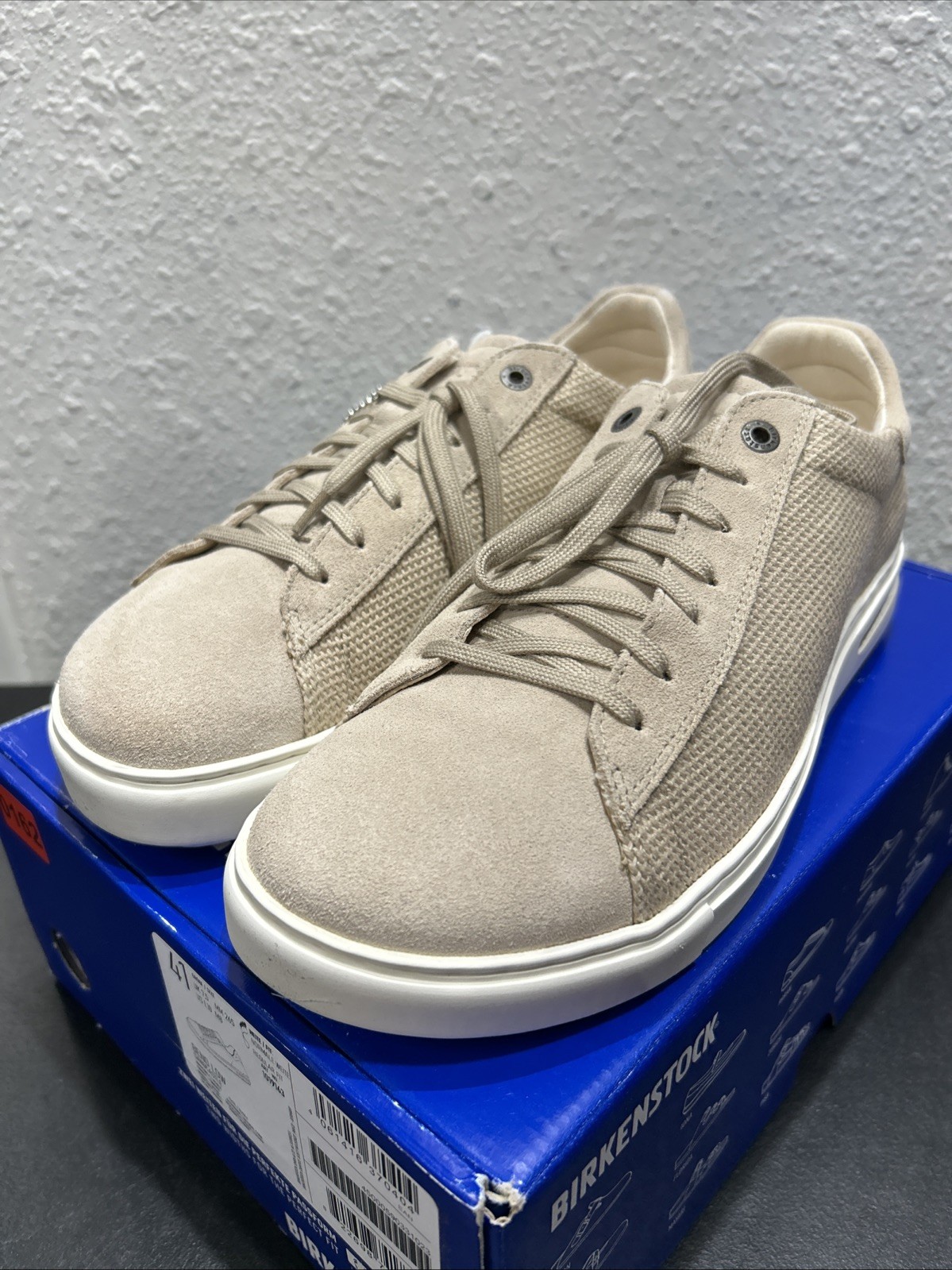 BIRKENSTOCK Bend Sandcastle Suede Lace-Up Unisex Sneaker Athletic 41 US W-10 M-8