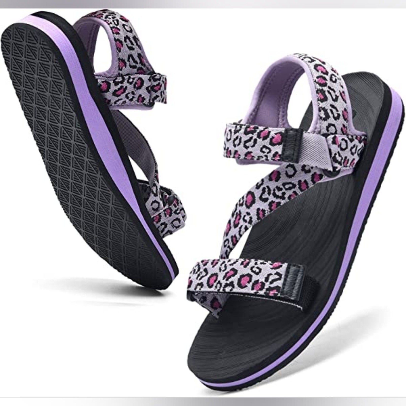 New Womens Sports Sandals Beach Shoes Adjustable Size 10