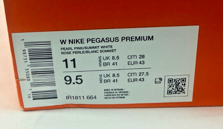 Nike Pegasus Premium Women’s 11 Pink NIB Triple Stack Cushioning Brand