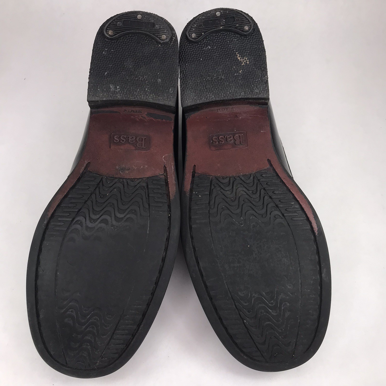 GH Bass Weejuns Womens 9 Limited Edition “Yale” Horse Bit Black Leather Loafers