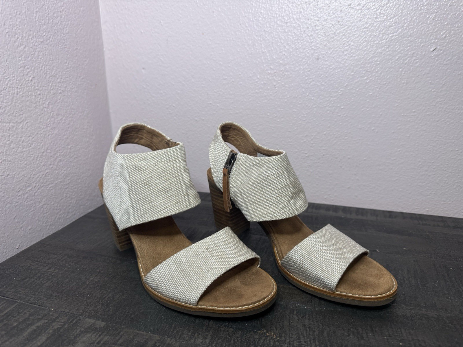 TOMS Women’s Majorca Platform Sandal Natural Yarn Dye