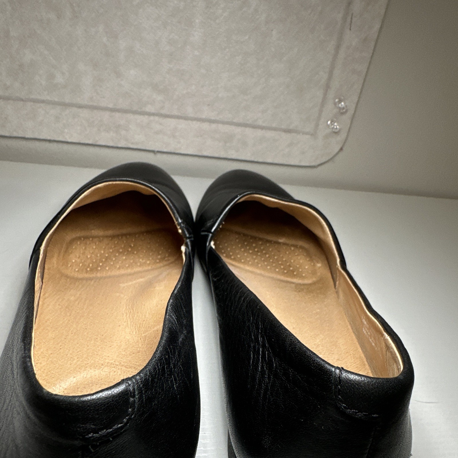 Dansko Black Leather Slip-On Loafer Flats Comfort Round Toe Women EU 39
