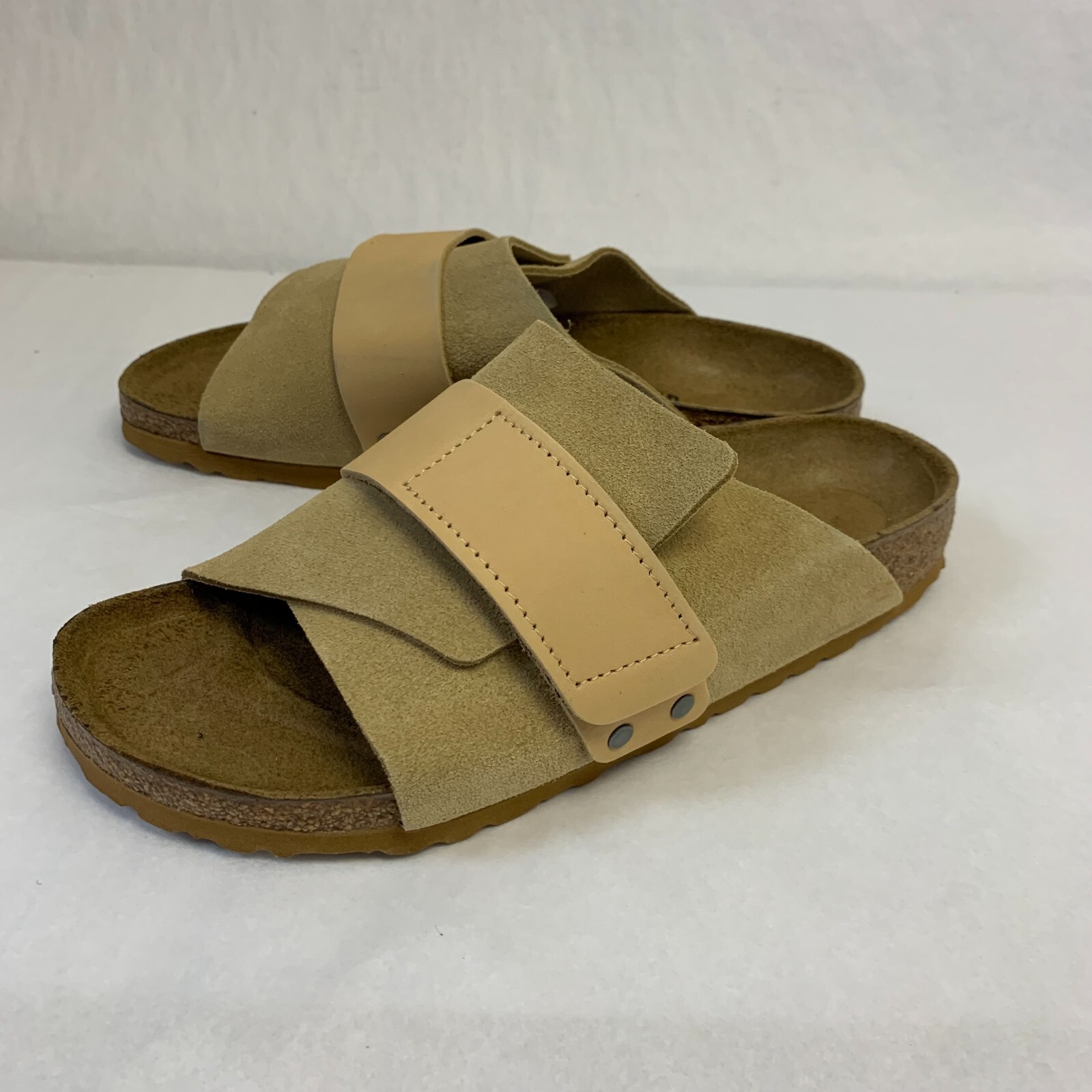 Birkenstock New w/ Box Kyoto Sand Nubuck/Suede Leather Narrow Width Select Size