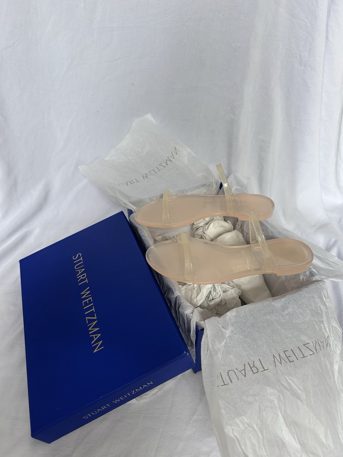 Stuart Weitzman Sawyer Jelly Slide Sandals NIB Size 5