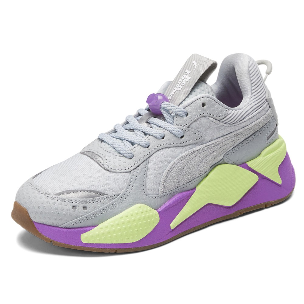 PUMA X Ron Funches Rs X Lace Up Womens Grey Sneakers Casual Shoes 38916101
