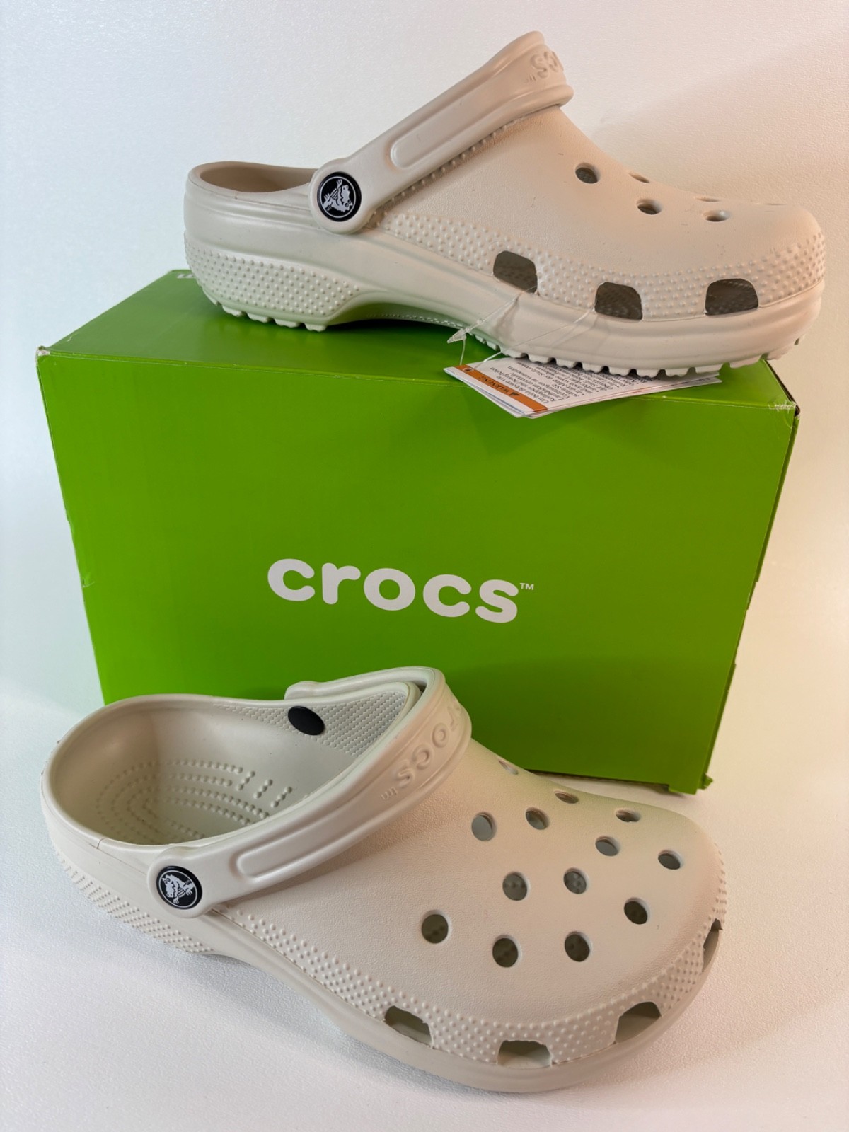 Crocs Classic Clog Stucco 10001-160 Size Men 5/ Women 7 Sandals NEW w/Box