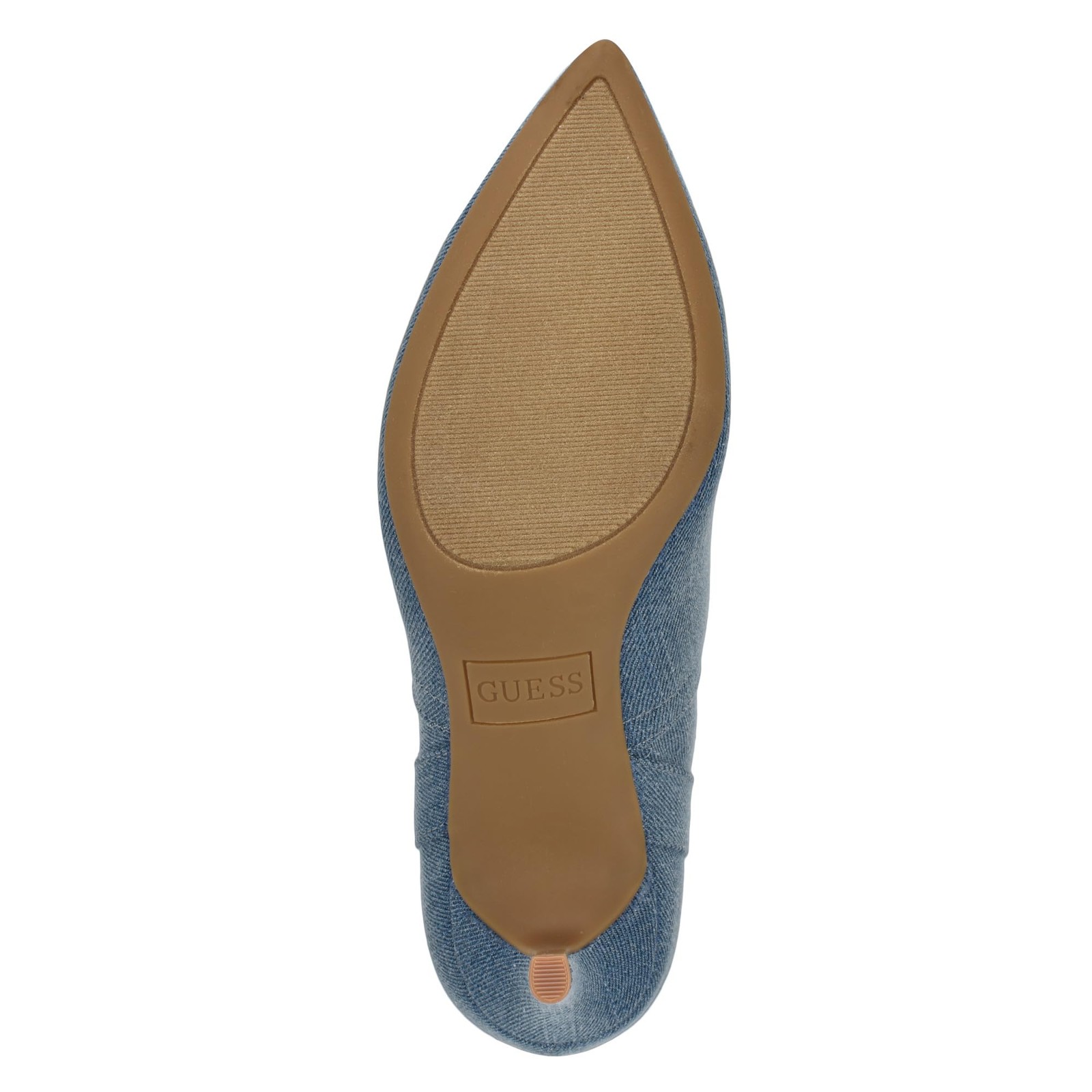 Guess Women’s WURLIE Mid Calf Boot, Medium Blue Denim 420, 6.5*