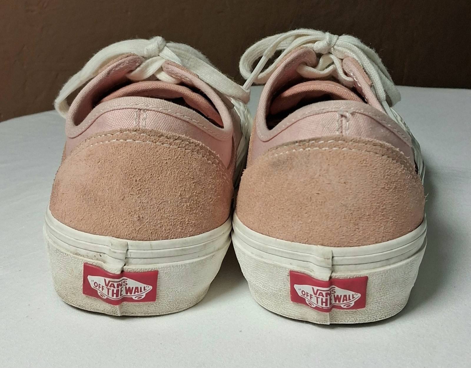 Vans Old Skool Unisex Suede Canvas Pink Sneakers Women’s 8.5 Men 7 Ultra Cush
