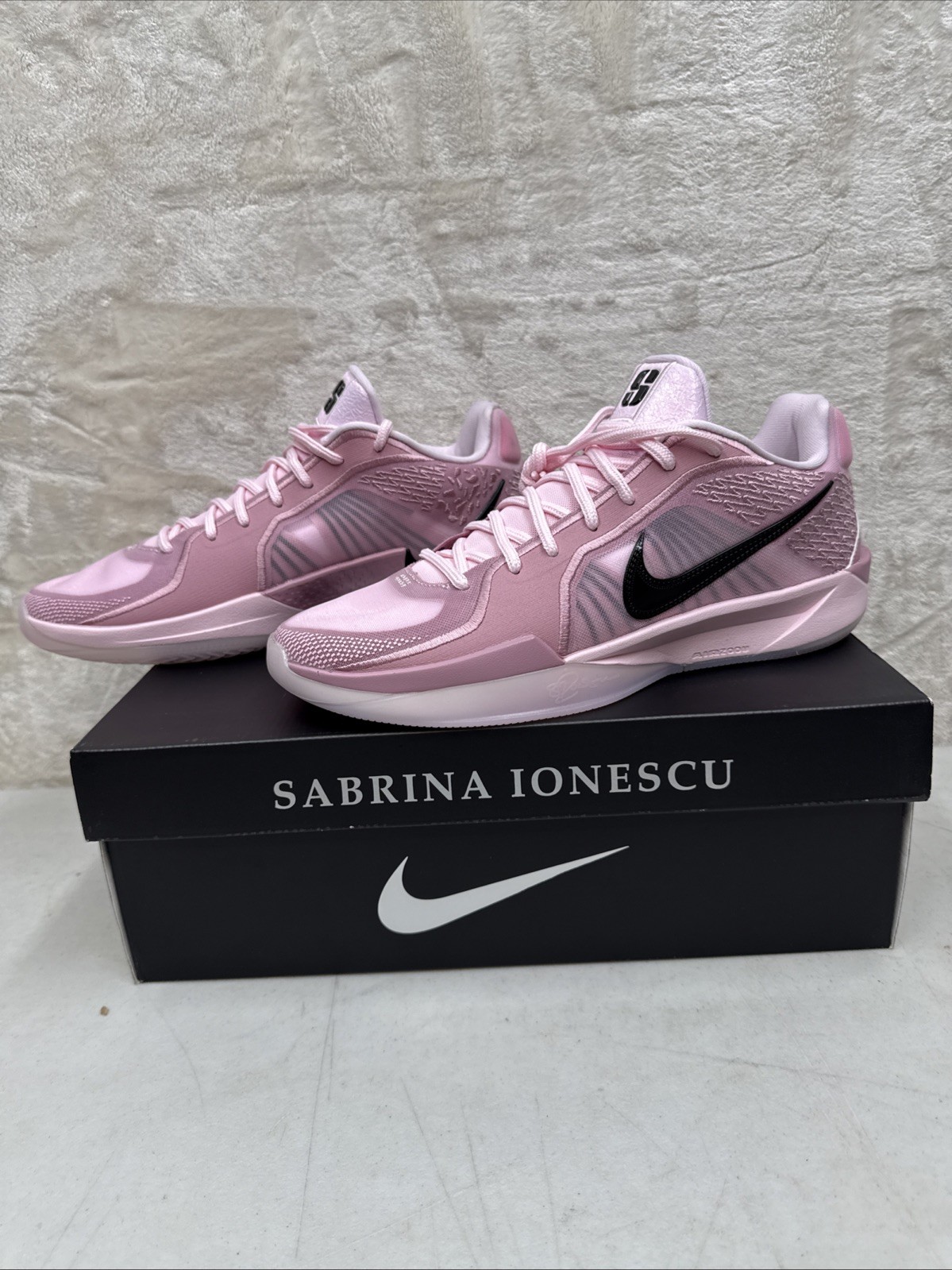 NEW Nike Sabrina 2 «Triple Double» Basketball Shoes Pink Foam/Black Women’s 10.5