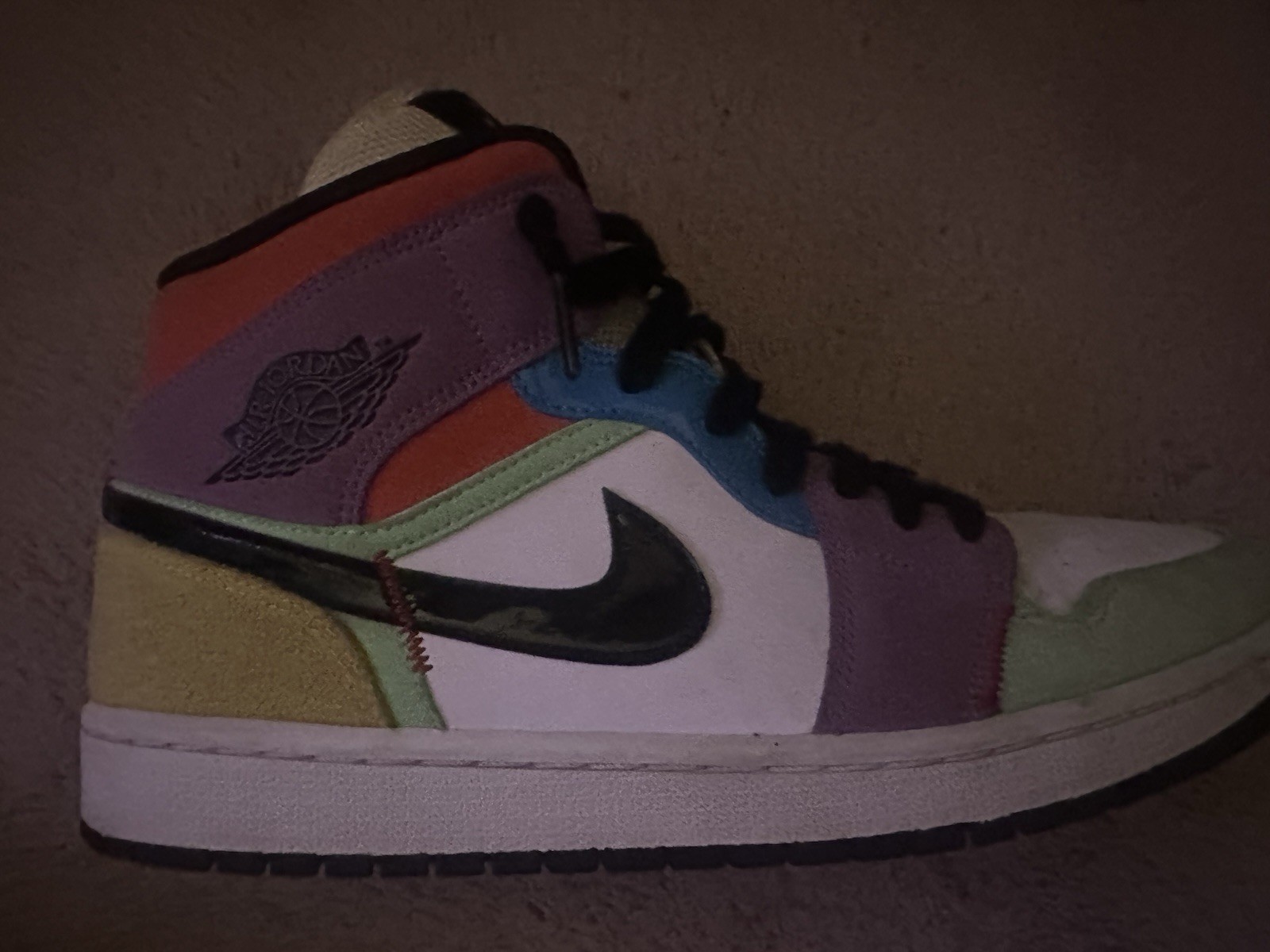 Jordan Air Jordan 1 SE Mid Top Multicolor “Lightbulb” CW1140-100