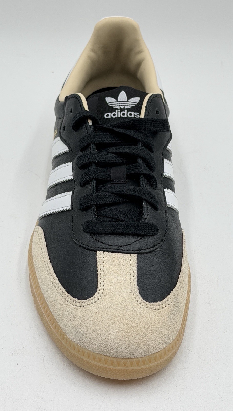NEW ADIDAS SAMBA ORIGINALS Casual Sneakers Shoes Men’s SZ 12 Black White Gum