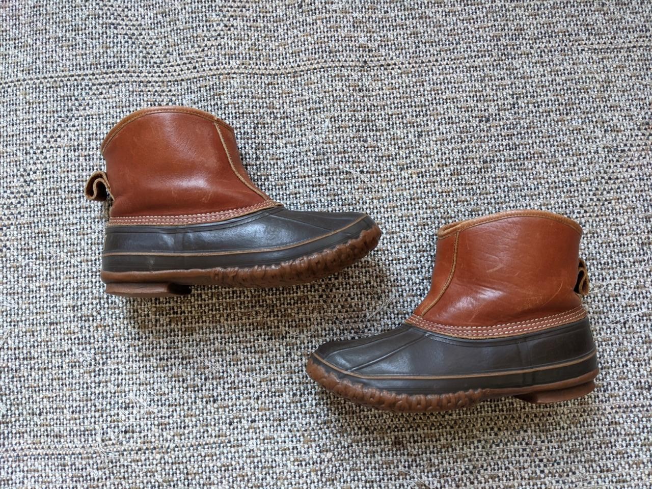 vintage LL BEAN womens size 11 maine hunting PULL-ON wool lined BOOTS
