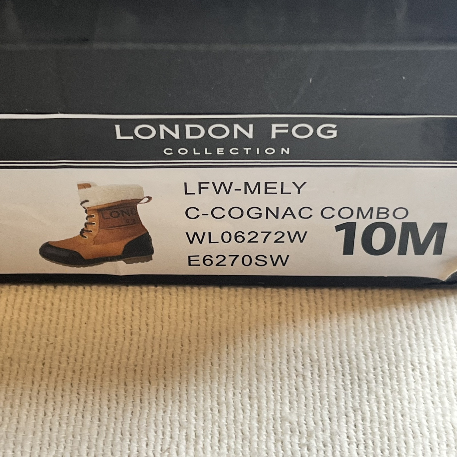 ￼London Fog Womens Boots Size 10M.MLFW Milly Combo Not Available In Retail store