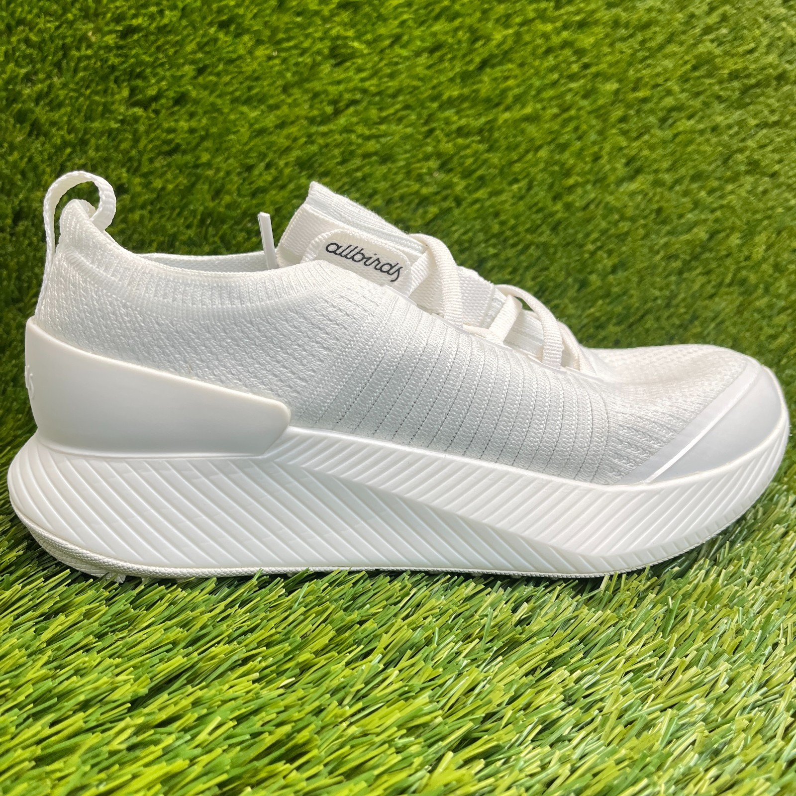 Allbirds Tree Glider Womens Size 8 White Athletic Running Walking Shoes Sneakers