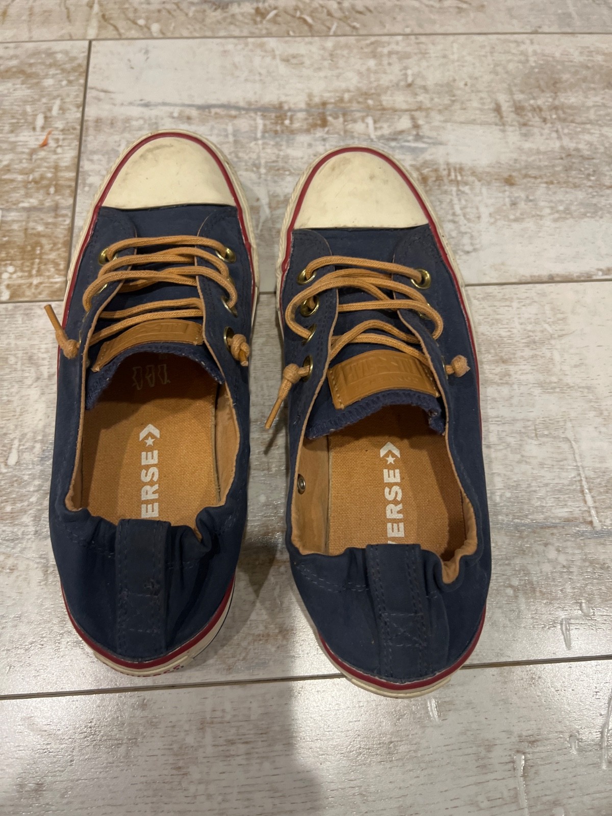 Converse Chuck Taylor All Star Shoreline 7.5 Low Athletic Navy Blue Slip on