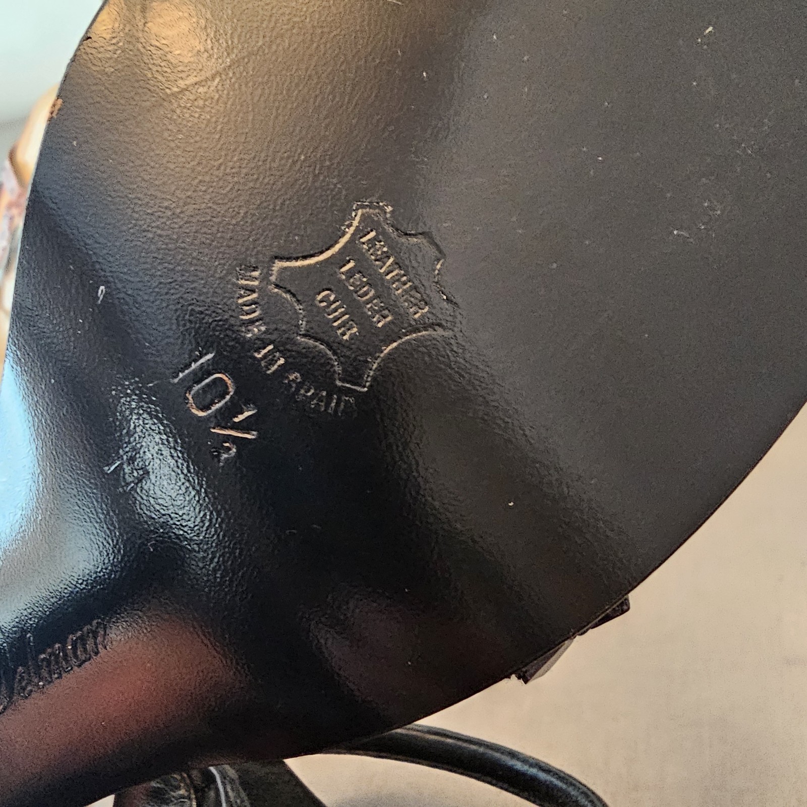 Delman Made in Spain Size 10.5 M Black Open Toe 4″ High Heels, See Pics for Cond