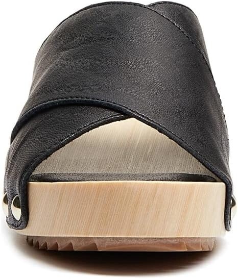 Kelsi Dagger Brooklyn Gear Size US 8.5 M Women’s Leather Slide Sandals Black
