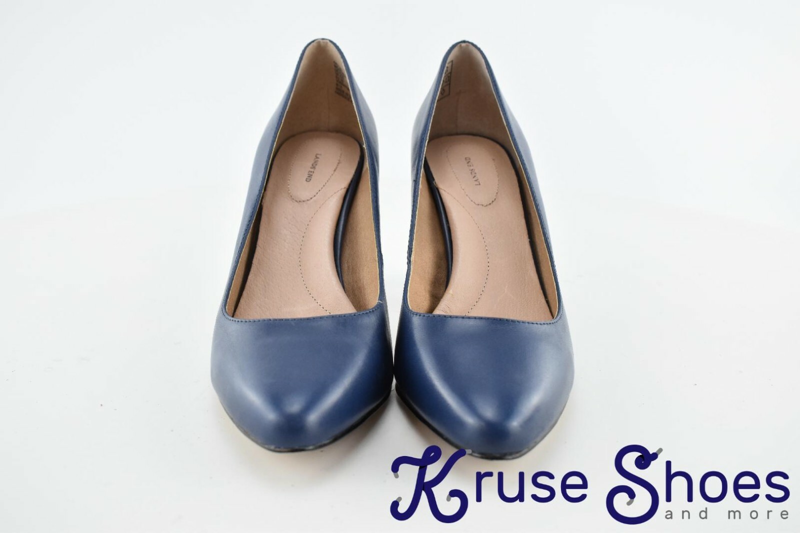 Land’s End Women’s Randi Mid-Heel Pump «Deep Sea» Size 8.5B