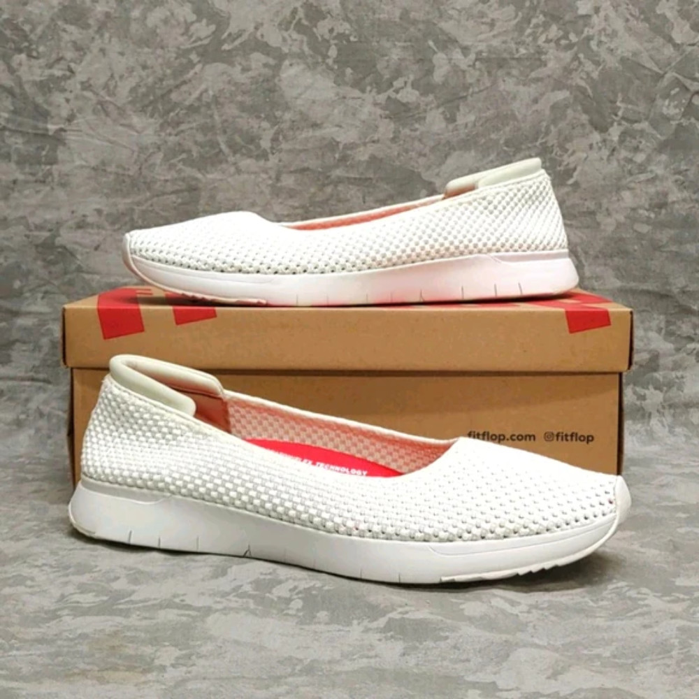 «AS IS» FitFlop Air Mesh slip-on Ballerina Black – 9 674169-J