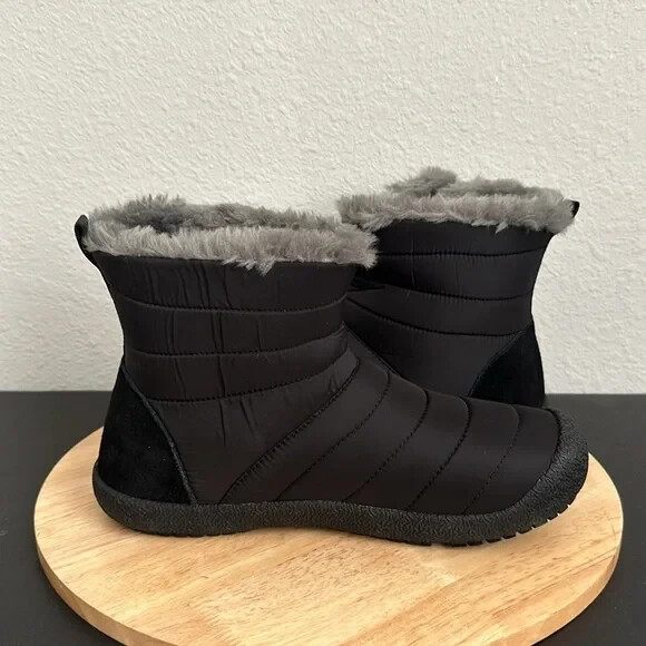 Lamo Water Resistant Memory Foam Puffer Boots – Alina -Black (Sz 11m) a556138