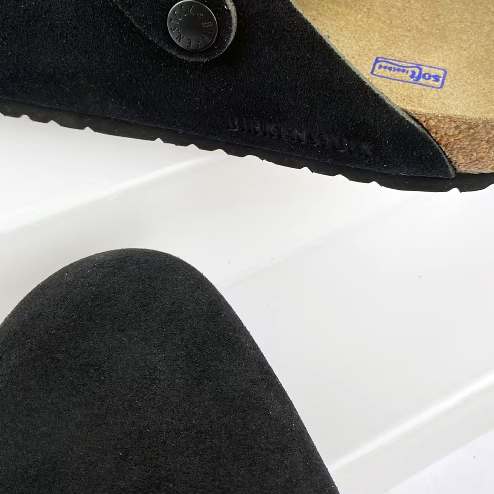 Birkenstock Boston Black Soft Footbed Suede Men/Women US7-12 Shoes Narrow/Wide
