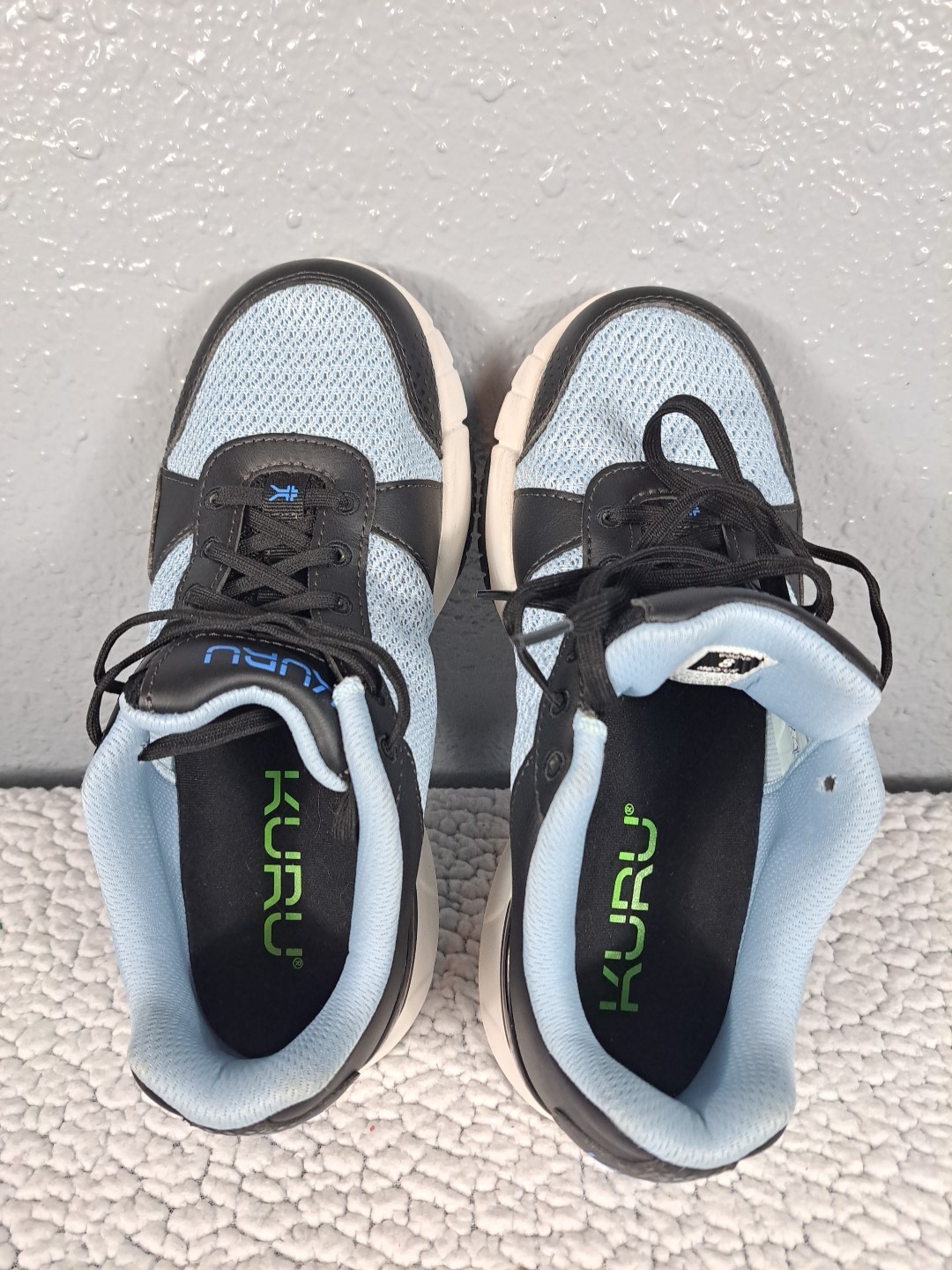 KURU Cloud Quantum 2 Orthopedic Athletic Walking Shoes Womens US 8M Mist Blue